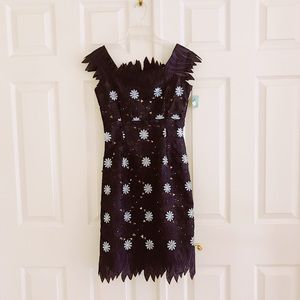 🧚🏻‍♂️VINTAGE STYLE BLUE FLORAL DRESS 🧚🏻‍♂️